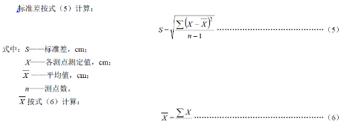 耙前和耙后的地表平整度和耙后溝底的平整度核算結(jié)果